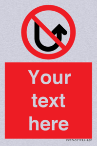 Custom prohibition No u turns